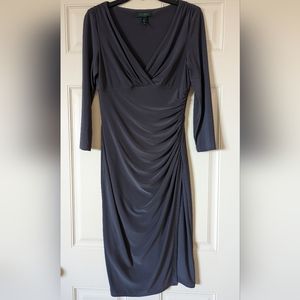 Lauren Ralph Lauren faux wrap dress